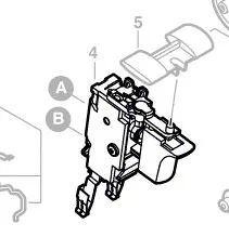 Interrupteur pour visseuse GSR 12 VE-2